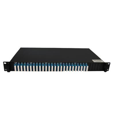 China OEM 1269-1318 4CH 6CH 8CH 12CH Mux Dmux FTTH FTTB FTTC Low Insertion Loss LAN WDM Module 1U Stretch Type LGX Box Insert Type LWDM for sale