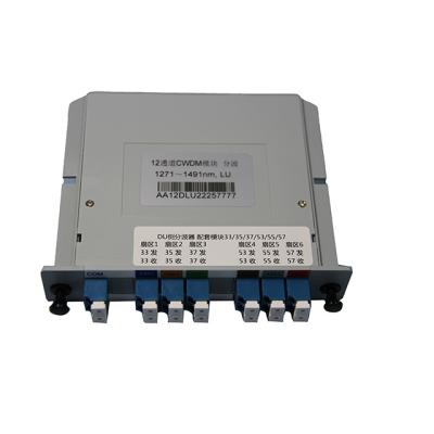 China FTTH FTTB FTTC OEM CWDM WDM 1271~1611nm 6 Channels Mux Dmux Splitter Coupler FWDM CWDM DWDM MWDM Optical LAN WDM CCWDM for sale