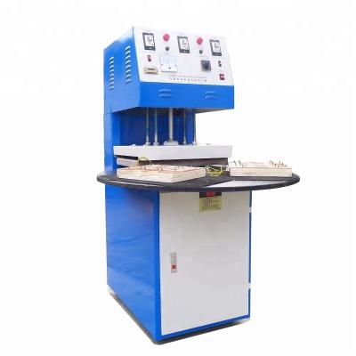 China HX-50C Semi Automatic Turntable Chemical Type Blister Packing Machine for sale