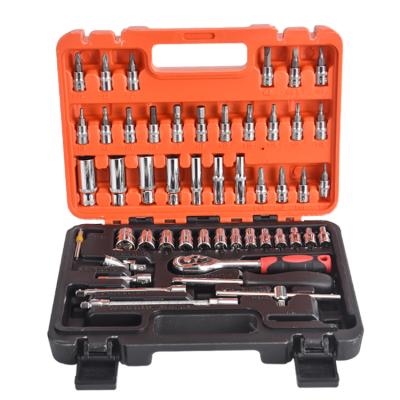 China Viable Fast Selling Professional Professional Repair Tool Kit Ratchet Wrench Car Repair DIY Tools Socket Spanner Wrench Sets Best for sale