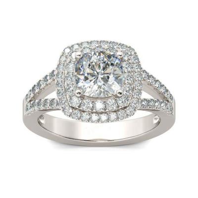 China FASHIONABLE Top Selling 925 Sterling Silver Engagement Wedding Rings Diamond Ring Women for sale