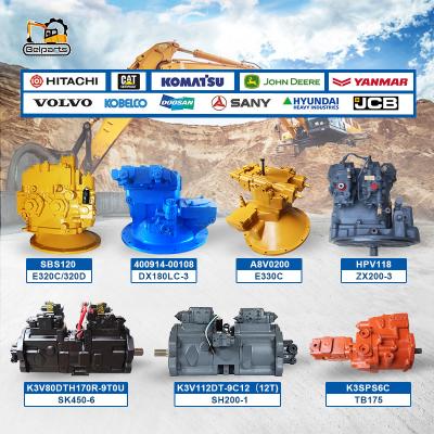 China Belparts Excavator Hydraulic Pump E330C SH200-1 SK480-6 ZX200-3 For Main Pump Kobelco Hitachi K3V180DT K3V112DT for sale