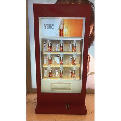 China Glass Bespoke Led Promotion Screen Transparent Display Vending Machine for sale