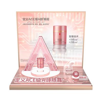 China Acrylic Custom Retail Shop LED Skincare Cosmetic Plexiglass Display Stand for sale