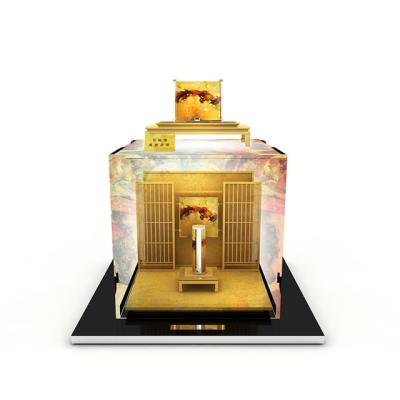 China Mini furniture decoration acrylic plexiglass fashion design with clear acrylic box for woman perfume for sale