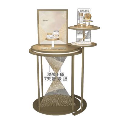 China Factory Price New Style Acrylic Wholesale Cosmetics Acrylic Cylinder Display Stand With High Crafts for sale