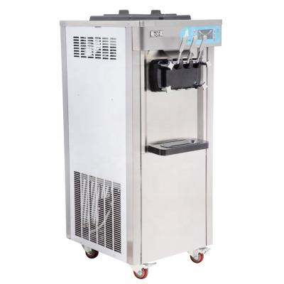 China Snack Factory Spare Parts 2500W Three Flavors Machine Free Multifunctional Automatic Ice Cream for sale