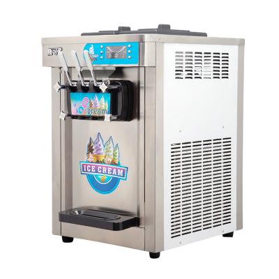 China Widely used snack factory 2021 new products three flavor options multifunctional soft ice cream vending machine for sale