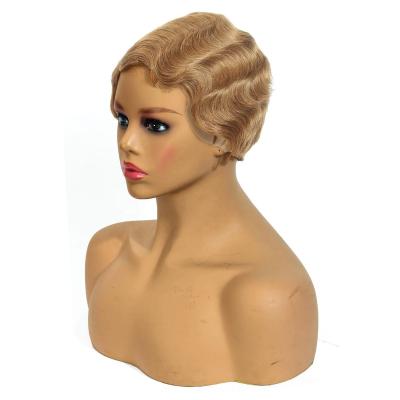 China P27 Pixie Lace Front Wig For 1920s Wanda Pixie Cut Wig 13X1 Hair Style Cheap Pure Natural Hairstyle Original Flipper Lace Front Wigs For Women for sale