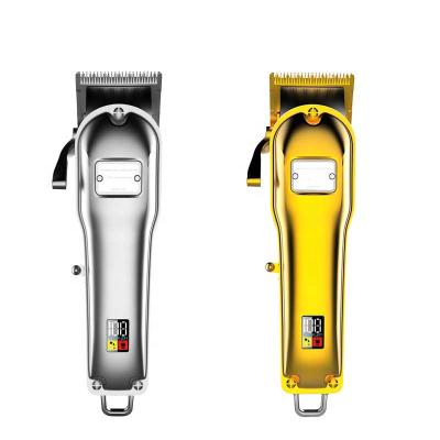 China Fast cutting/no hair blocking 2020 all mental salon used rechargeable clippers men hair trimmer for sale