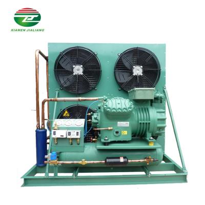 China Refrigeration Parts Xiamen Jialiang Customized Condensing Unit r404a Unit Refrigeration Condensing Air Cooled Cold Room 5hp Condensing Unit for sale