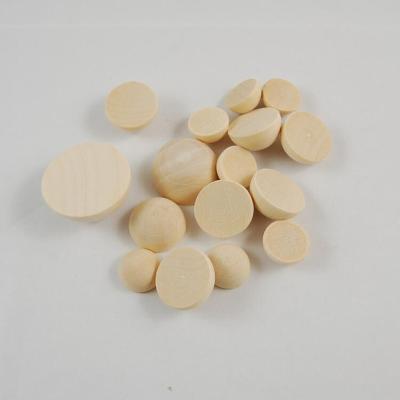 China Wooden Ball Beads Half Natural Wood Lead Free Eco-Friendly For DIY Jewelry Making Accessories 15-50MM Wood Unfinished 100% MX for sale