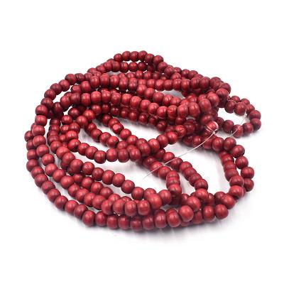 China Wooden Bead Garland Pendant New Style Decoratiove Christmas Decoration for sale