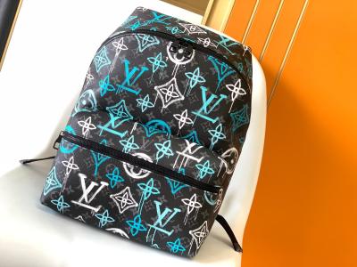 China Mehrfarbengraffiti-Taschen-Grün entdeckungs-Designer-Brand Backpacks LV zu verkaufen