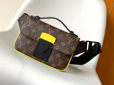 China Encante al mensajero del bolso de la bolsa de Louis Vuitton Monogram Macassar Barrel de la cerradura de S en venta