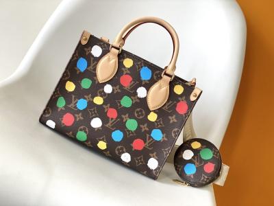 China Monograma del LV X Yayoi Preloved Branded Bag Kusama OnTheGoMM multicolor en venta