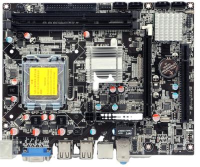 China Factory production desktop LGA 775 G41/43/45 2*DDR3 800/1066/1333 MHz desktop motherboard for sale