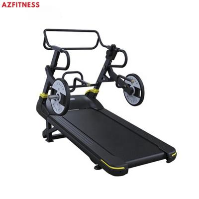 China LOGO Body Strong Home Used Mechanical Custom Professional Running Machine Curved Non Electric Non Motorized Treadmill For Sale for sale