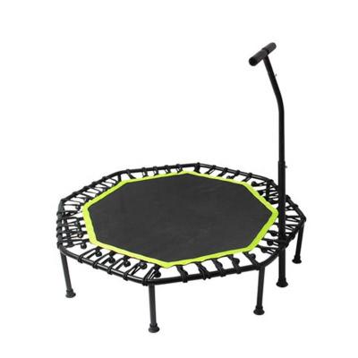 China LOGO Home Gym Used Fitness Equipment Mini Indoor Polygon Trampoline With 3 Speed ​​Adjustable Professional Customized Handle for sale