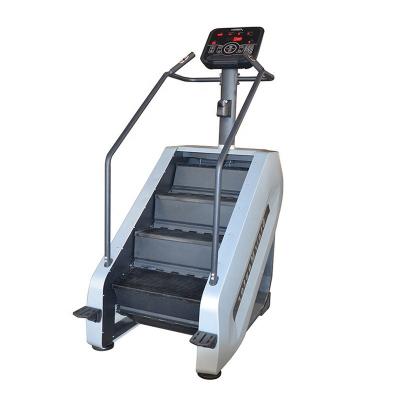 China Hot Selling Customized Universal LOGO China Commercial Home Used Gym Fitness Stair Indoor Climber With Monitor for sale