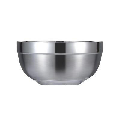 China 2022 Best Selling High Quality China Standard Food Bowl None Kids Soup Bowl Stainless Steel Bowl for sale