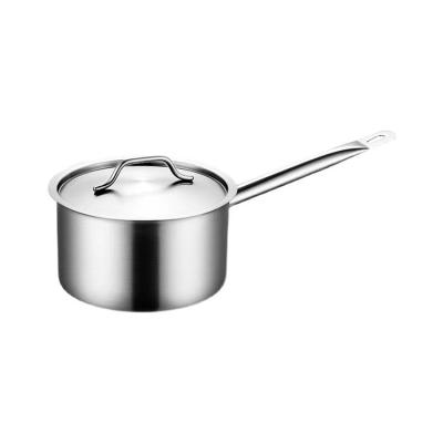 China 2022 Custom Kitchenware Best Selling Custom Kitchenware Milk Cooking Stock Pot Stainless Steel Pot for sale