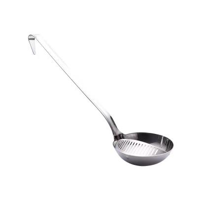 China 2022 Best Selling Stainless Steel Cooking Accessories Kitchen Utensils Stainless Steel Skimming Soup Ladle for sale