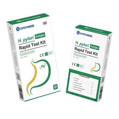 China All Levels of Medical Units and Buyers Quick One Step H. Pylori Kit 2 Home Self Test Antigen Test Kit for sale