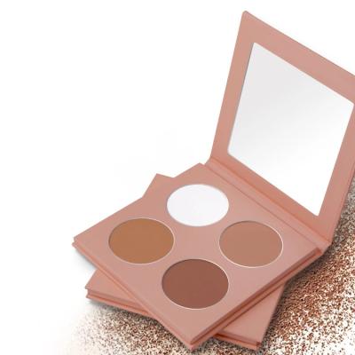 China High Dye Private Label Wholesale Waterproof Eyeshadow Palette Custom Makeup Packaging Make Your Own Brand for sale