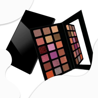 China 18 Colors Private Label Eyeshadow Palette Professional Custom Makeup Palette Waterproof Eyeshadow Palette for sale