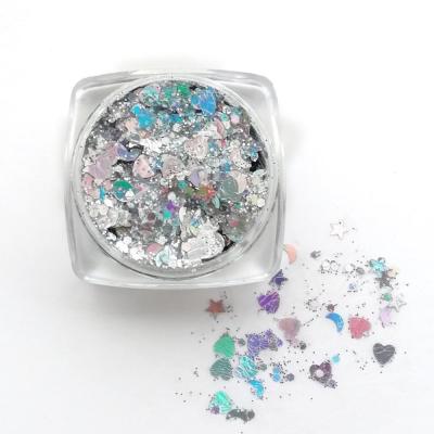 China Waterproof Wholesale Glitter Cosmetic 36 Color Glitter Builder Gel For Face Body Mixed Hair And Nail for sale