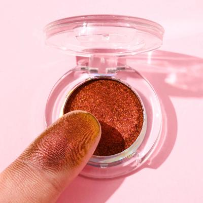 China Universal High Dye Waterproof Eyeshadow Wholesale Single Private Label Makeup Glitter Eyeshadow for sale