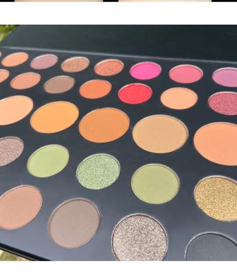 China Waterproof No Logo Custom Vegan Eyeshadows Palette top pigmented 39 color eyeshadow palette suppliers for sale