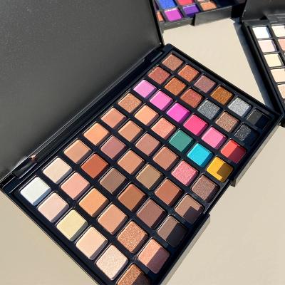 China 2021 Private Label Waterproof Long Lasting Eyeshadow 54 Colors Waterproof Eyeshadow Palette Makeup Cosmetics Wholesale for sale