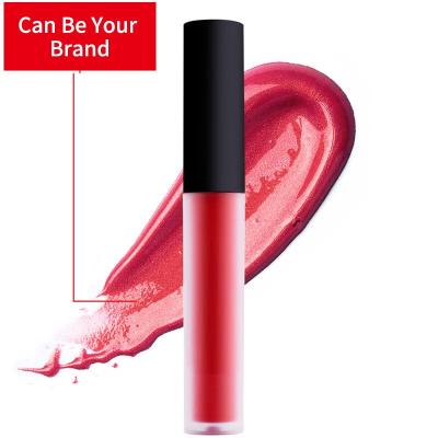 China Waterproof Makeup Vendors Cosmetic No Logo Glossy Lip Gloss Lipstick Private Label Customize Lip Gloss Vendor for sale