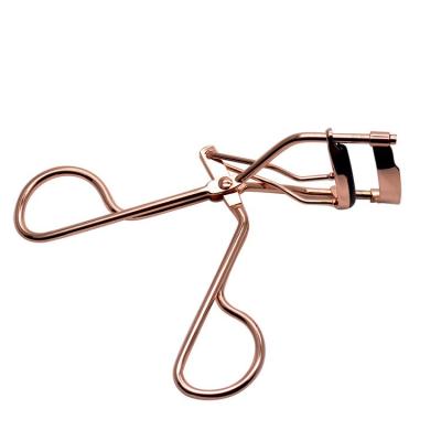 China Wholesale Eyelashes+lower Upper Lashes Metal Eyelash Curler Makeup Private Label Rose Gold Eyelash Curler for sale