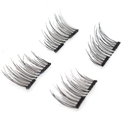 China Natural Long Individual Lashes Wrapping Fiber Magnet Lashes Faux Mink Eyelash Extensions Lashes Individual With Custom Black Eyelash Wrapping for sale