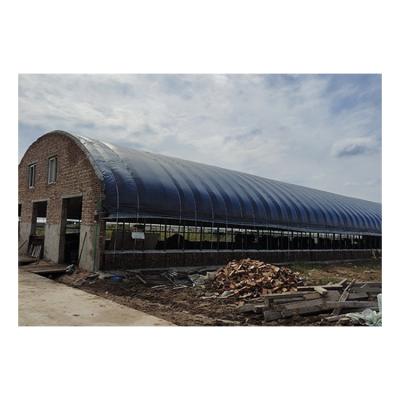 China Modern Low Cost Galvanized Open Sided Prefab Poultry Farm Broiler House Shed EC Broiler House for sale