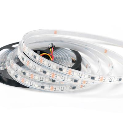 China Decoration Lighting 60leds Outdoor Decoration RGB Digital Pixel 12v Flexible Led Strip ws2811 for sale