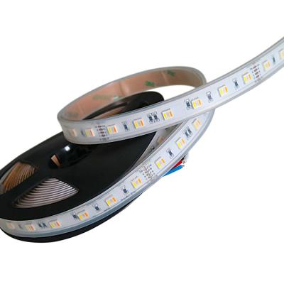 China Residential RGBWWW 5 in 1 12v 24v RGB Flexible Led Strip for sale