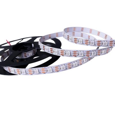 China Hotel Addressable RGB 60leds smd5050 5v ws 2811 led strip ws 2812 rgb pixel lights sj-10060-2811 strip for sale