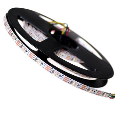 China Theme Park SK6812 5v Mini Digital PCB Rope Light 60leds/m RGB 5mm Pixel Led Strip Light for sale