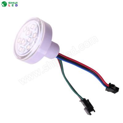 China Theme park Cabochon IP66 45mm 12v 24v carnival amusement pixel dot ws2811 ucs1903 led light source light for sale