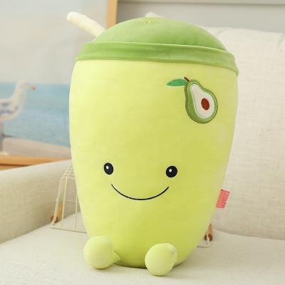 China Kids Gift New Mood Boba Plush Pillow Toys Soft Happy Milk Juice Bottle Teacup Plushie For Girl Kids Gifts 25cm for sale