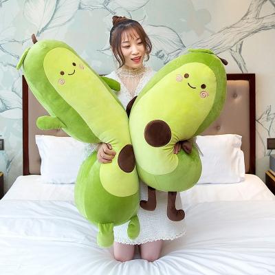 China Wholesale Cute Kids Gift Plush Toy Avocado Pillow Fruit Dollhouse Decoration for sale