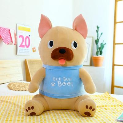 China Hot Selling Cute Plush Custom Cheap Plush Customized Bulldog Stuffed Doll Wholesale Animals Soft Creative Bulldog Custom Plush Toys for sale