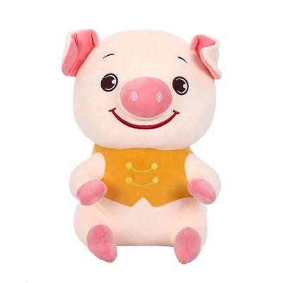 China Cute Plush Toy Pig Stuffed Animal Gentleman Rag Doll Lady Child Birthday Gift Bed Sleeping Doll for sale