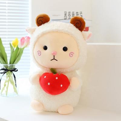 China Plush Toys Sleep Baby Dog Monkey Apparel Flower Marshmallow Maker Small Animal Stuffed & Plush Head Chain Sleep Toy Sheep for sale