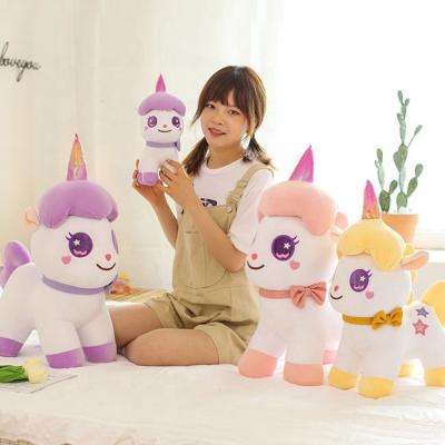 China Plush Customized Wholesale Cute Unicorn Stuffed Unicorn Plush Toys Children Wholesale Soft Stuffed Toys for sale