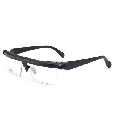 China SKYWAY Slim Adjustable Magnifying Glasses -4D to +5D Diopters Variable Glass Correction Reading Glasses for sale